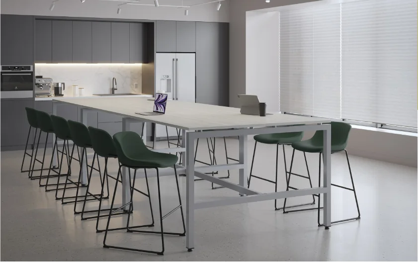 Commercial gathering and conference tables